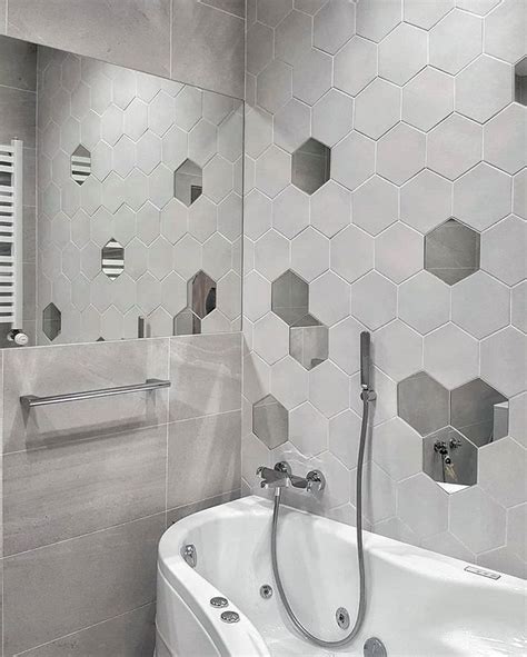 Stylish Hexagon Tiles Ideas For Bathrooms Hexagon Tile Bathroom