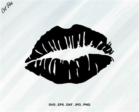Kiss Svg Lips Svg Cut File For Cricut Clipart Digital Etsy