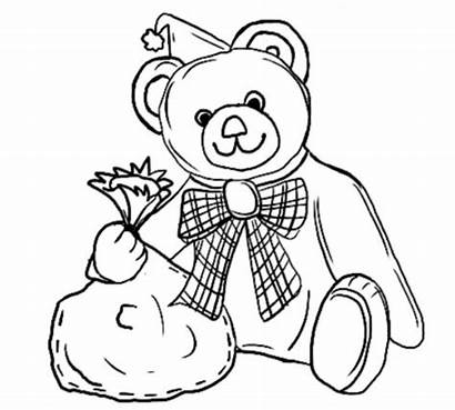 Teddy Bear Coloring Pages Drawing Printable Child