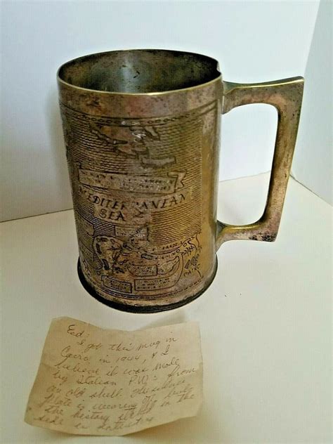 Vintage Trench Art Wwii Tankard Mug Stein From Large Bullet Etsy In