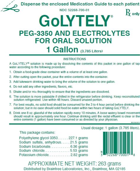 Golytely Fda Prescribing Information Side Effects And Uses