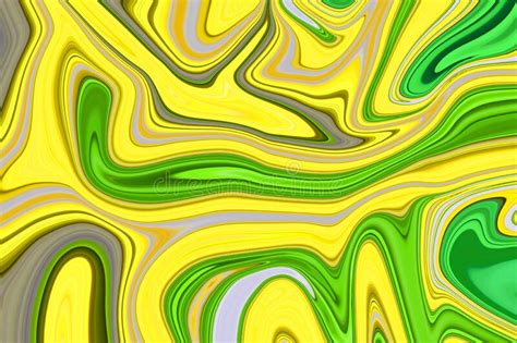 Marble Ink Colorful Green And Yellow Marble Pattern Texture Abstract