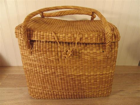 nice-large-woven-beach-basket-with-hinged-woven-lid,-woven-clasp-and-woven-handles-beautiful-by