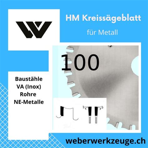 hm universal kreissägeblatt für stahl katalog nr 100 weber werkzeuge ag shop