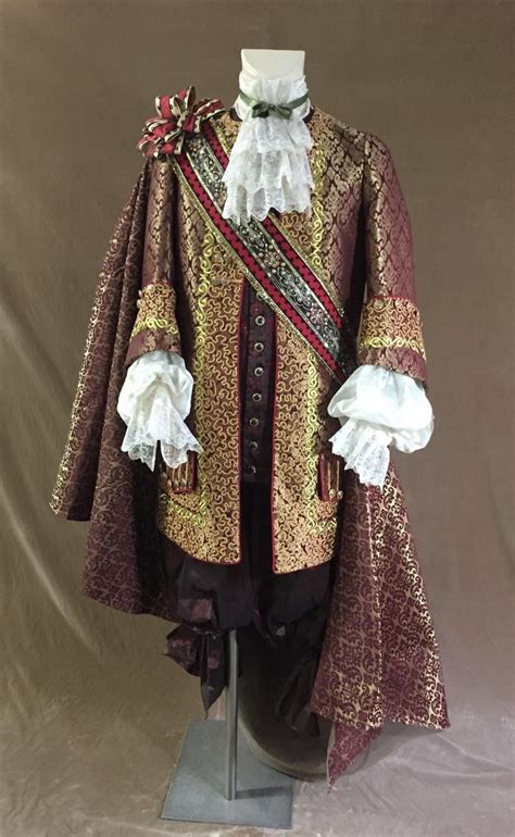 1700 Luis Xiv Baroque Costume For Men Etsy 17th Century Fashion 18th
