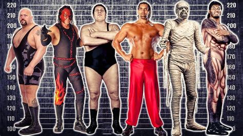 📏13 Tallest Wrestlers In History 👣 Wwe Wwf Wcw And More Wrestling
