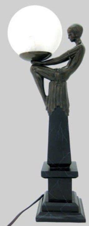 Art Nouveau Lady Lamp Foter