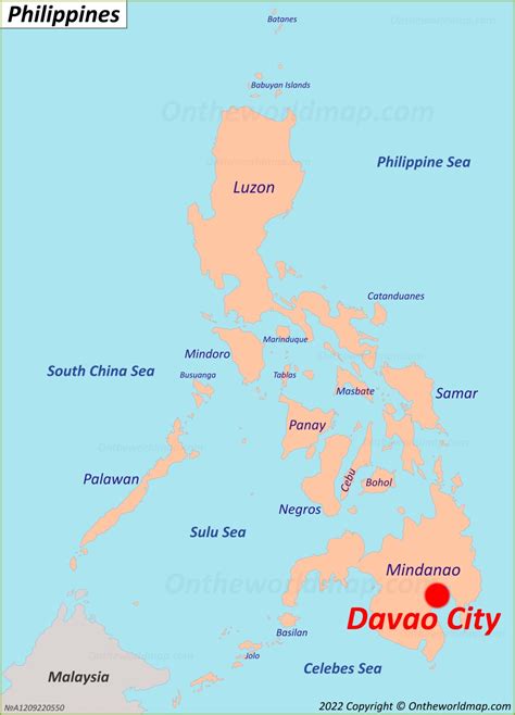 Davao City Map Philippines Detailed Maps Of Davao City
