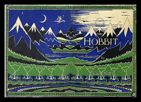 Tolkien Hobbit Book Cover Wall Art — Museum Outlets
