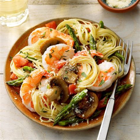 Shrimp Pasta Primavera Recipe How To Make It