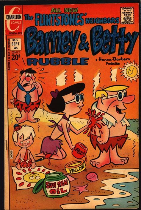 Flintstones Next Door Neighbors Barney And Betty Rubble 5 1973 Fred