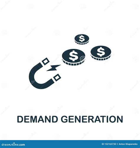 Demand Generation Vector Icon Symbol Creative Sign From Crm Icons