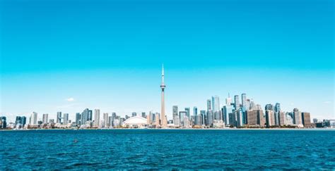 Wallpaper Sunny Day Cityscape Buildings City Sky Toronto Desktop