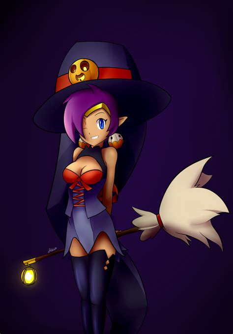 Shantae Halloween Witch Costume By Aquapaulo On Deviantart