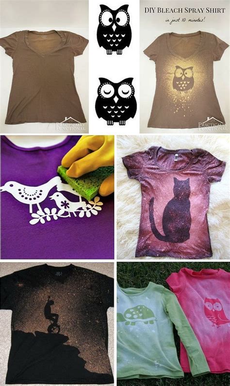 *for anyone selling bleached shorts/shirts/fabric: DIY - Make Your Own Trendy Bleached T-shirt - AllDayChic ...