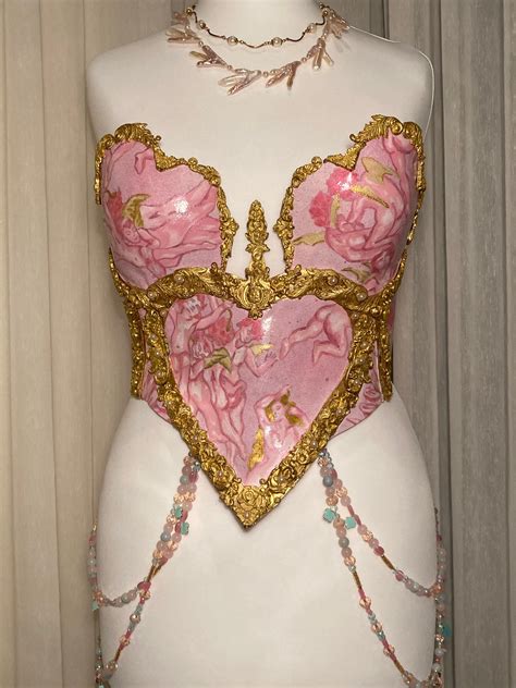 Custom Porcelain Corset With Beading Etsy