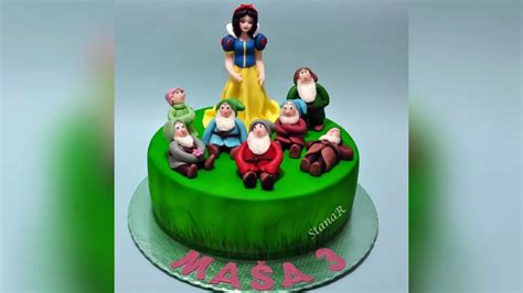 Savesave snow cheese cake for later. Snow White Cake Design - YouTube