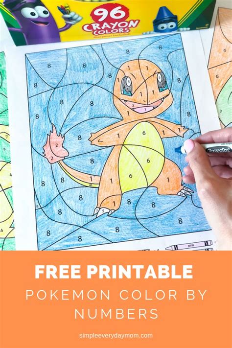 A Pokemon Coloring Page With The Text Free Printable Pokemon Color By