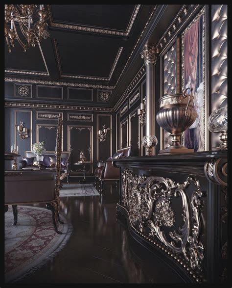 Rococo On Behance Rococo Interior Rococo House Rococo Room