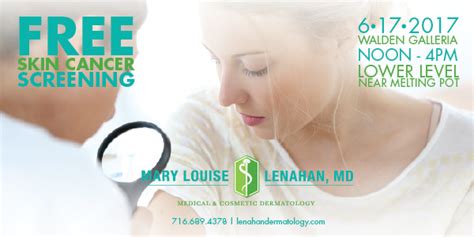 Free Skin Cancer Screening 61717 — Lenahan Dermatology