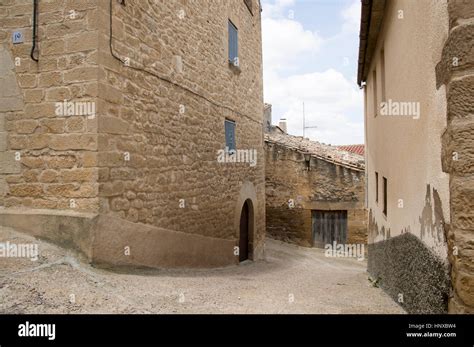The Village Of Calaceite Stock Photo Alamy