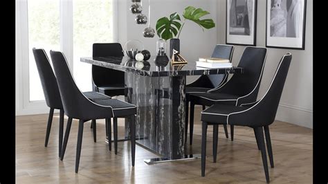 Black Marble Dining Table Set Black Marble Dining Table Family Room Layout