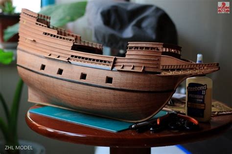 Mayflower 2016 Version Scale 148 31 Wood Model Ship Kit Sailboat Ebay