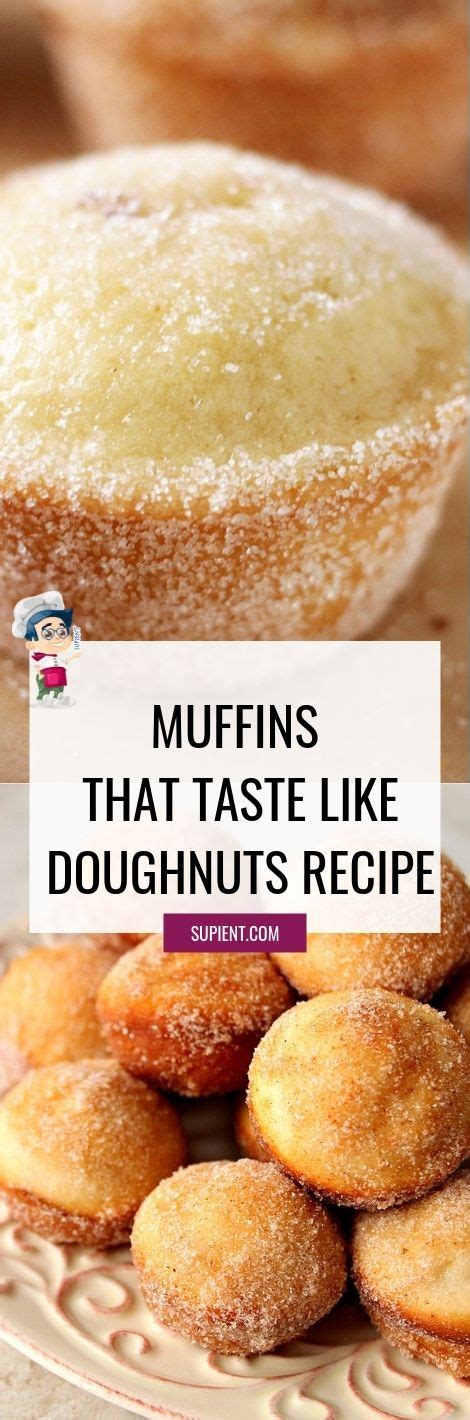 Muffins that taste like doughnuts recipe. MUFFINS THAT TASTE LIKE DOUGHNUTS RECIPE | Recipes ...
