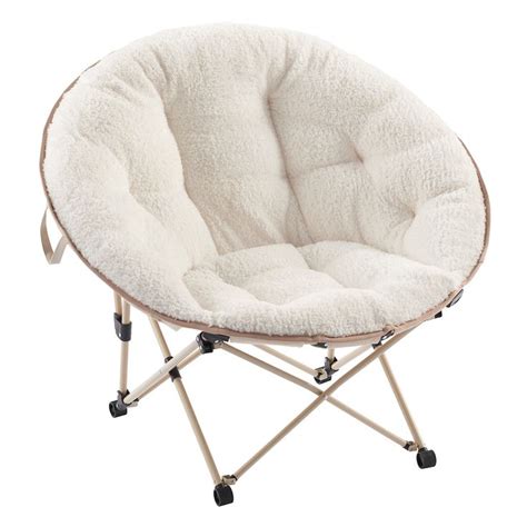 Simple by Design Memory Foam Saucer Chair | Kohls in 2020 ... Orange saucer chair, vintage saucer chair, cheap saucer chairs, white saucer chair, zebra saucer chair, purple saucer chair, fuzzy saucer chair.