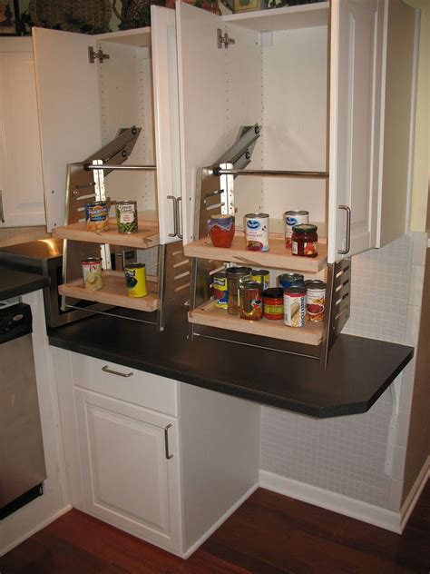 This Wheelchair Accessible Kitchen Cabinet Is Installed In The Kitchen