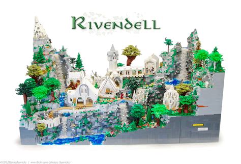 Insanely Detailed Lord Of The Rings Rivendell Lego Diorama — Geektyrant