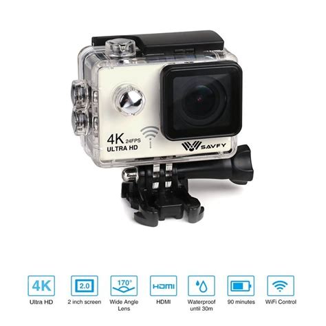 Savfy Ultra Hd 4k Wifi Action Camera Sj9000 With 20 Lcd Display