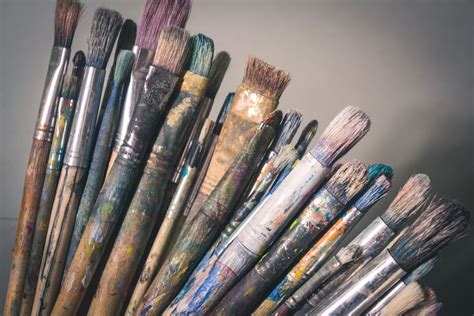 Assorted Paint Brushes Photo Free Art Image On Unsplash