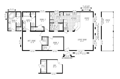 Many homes have different specifications, such as the number of bedrooms, bathrooms, size of the kitchen, and the the bedrooms should be at one end of the home while the living room and kitchen will be placed at the center of the home. Manufactured Home Floor Plan Marlette Simplicity Sim - GAIA Mobile Homes | #37084