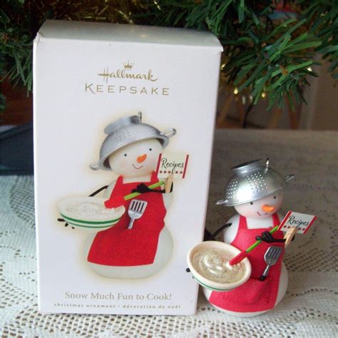 Snow Much Fun To Cook Hallmark Christmas Ornament 2009 Snowman