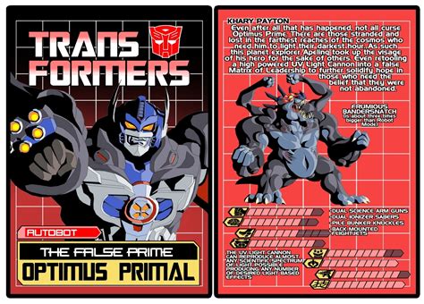 Transformers Autobot Optimus Primal By Tyrranux On Newgrounds