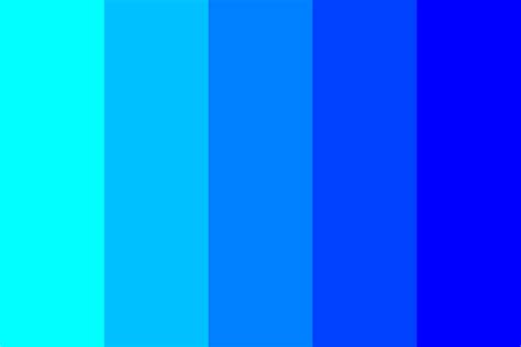 Combination Cyan Blue Color Palette