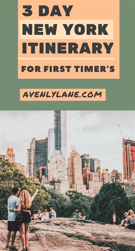 3 Day New York Itinerary For First Timers Avenly Lane New York City