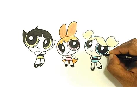 The Powerpuff Girls Drawing Easy Drawing For Kids Step By Step How To