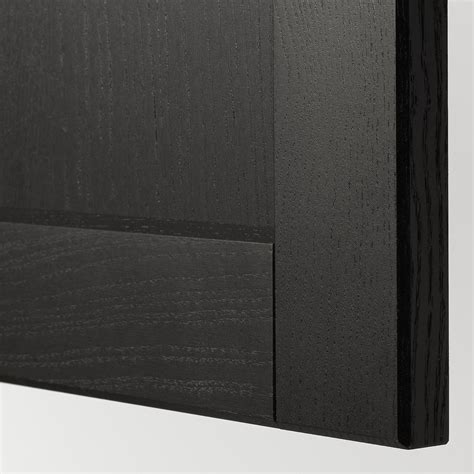 METOD / MAXIMERA High cabinet with drawers, black/Lerhyttan black ...