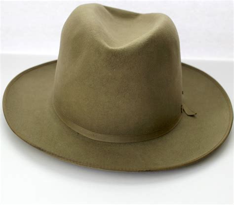 Vintage Stetson 3x Beaver Open Road Hat 1960s Fedora With Pin 7 18