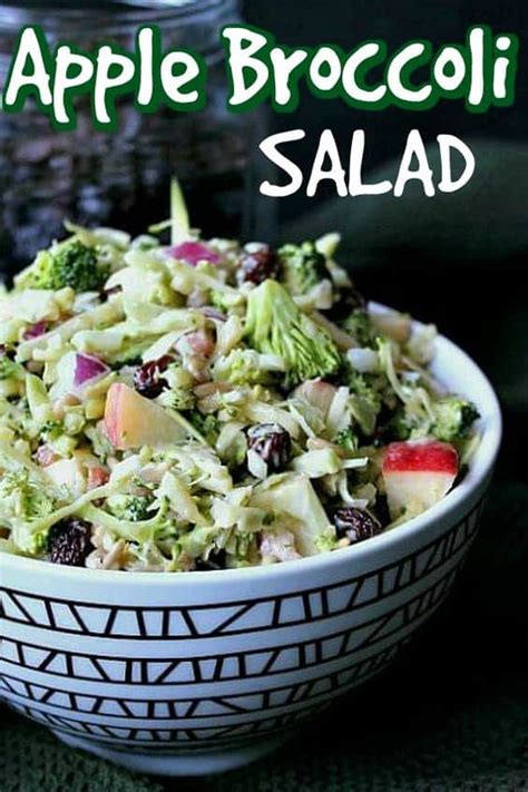 Add dressing and toss thoroughly to coat. Vegan Apple Broccoli Salad Recipe - Vegan in the Freezer