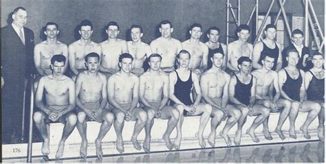 Oregon Swimming Team From The Oregana University Of Oregon Yearbook