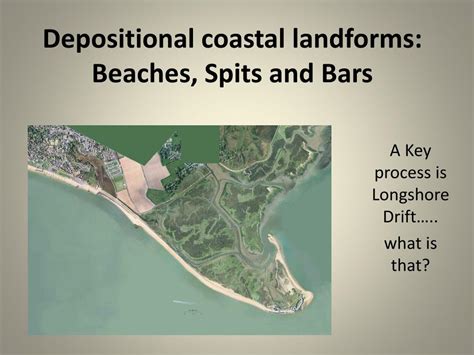Ppt Depositional Coastal Landforms Beaches Spits And Bars