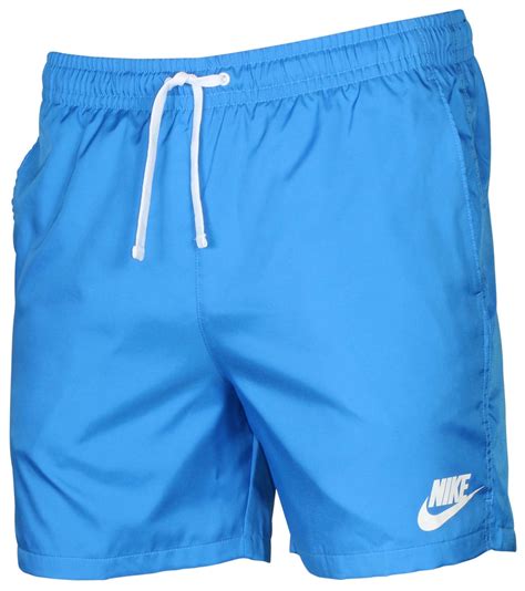 Nike Mens Woven Flow Sport Casual Shorts Blue