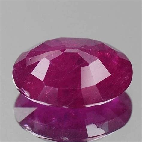 211cts 7x9mm Fine Oval Purplish Red Natural Ruby Loose Etsy