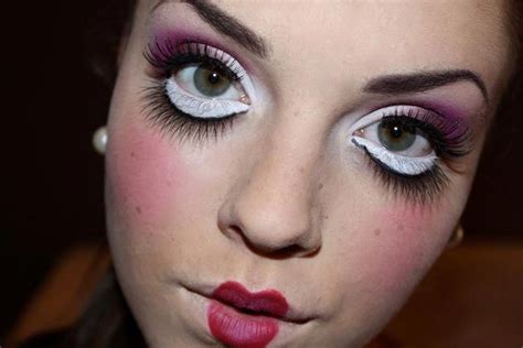 A second coat may be necessary to get the desired effect. Halloween look - Porcelain Doll (Makeup & Beauty) # ...