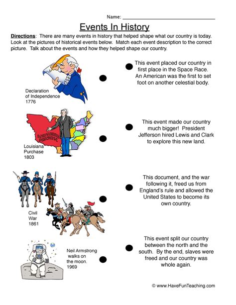 History Worksheets Page 2 Of 2 Have Fun Teaching