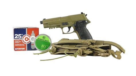 Sig Sauer P226 Pellet Pistol Essentials Combo Fde