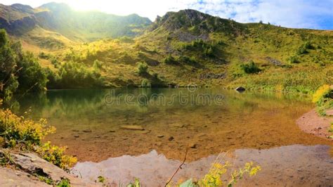 High Land Mountain Lough With Crystal Clear Water Landscape Photo Of